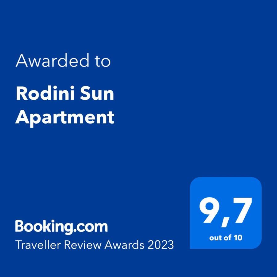 Rodini Sun Apartment Rhodes City Zewnętrze zdjęcie